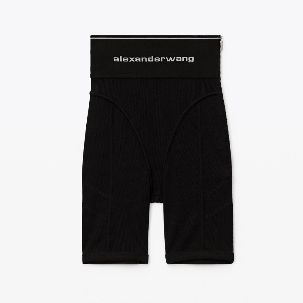 Alexander Wang logo Biker Shorts